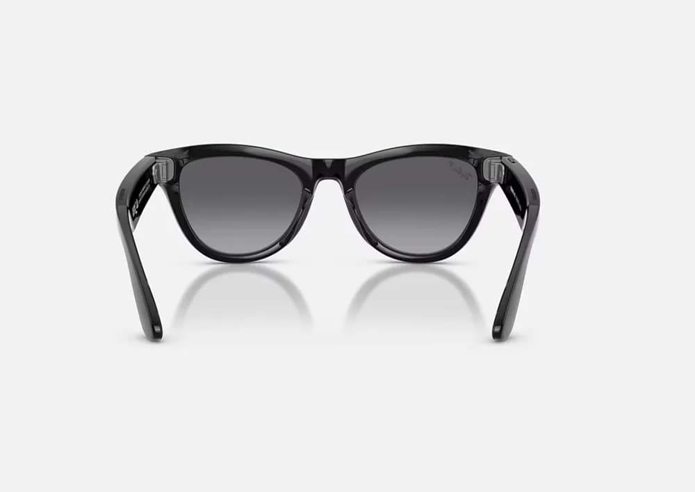 RayBan Meta SKYLER High Bridge Fit - Shinny Black - Graphite Gen2 — miniatură