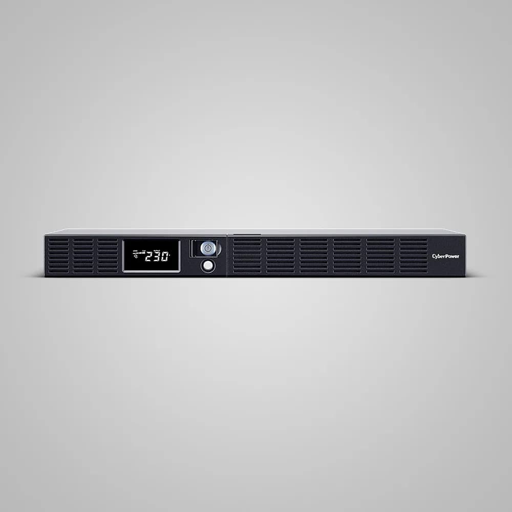 UPS CYBER POWER Line Int. cu manag,LCD,600VA/ 360W,AVR,6x IEC,LCD,1xRBP0019,Backup 4-12 min,incarcare 8h,USB,RS232,combo RJ45,GreenPower,Rack 1U "OR600ERM1U"