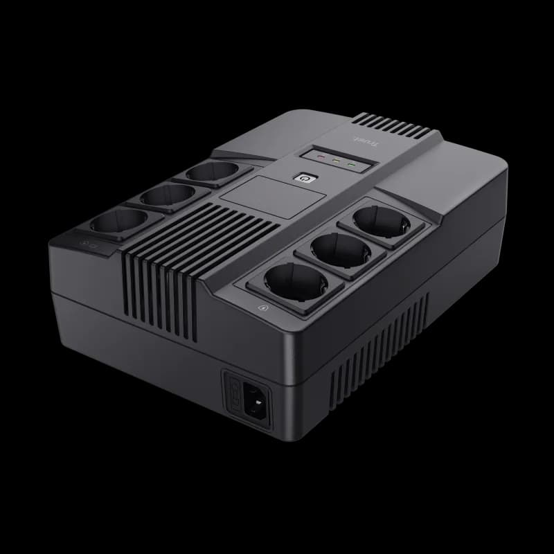 UPS Trust Maxxon 800VA, voltaj baterie 12 V, negru