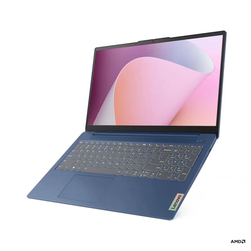 Laptop Consumer Lenovo IdeaPad Slim 3 15ABR8, cu procesor AMD Ryzen 7 5825U, 15.6'' IPS, 16 GB DDR4, 512 GB, AMD Radeon Graphics, Fara OS
