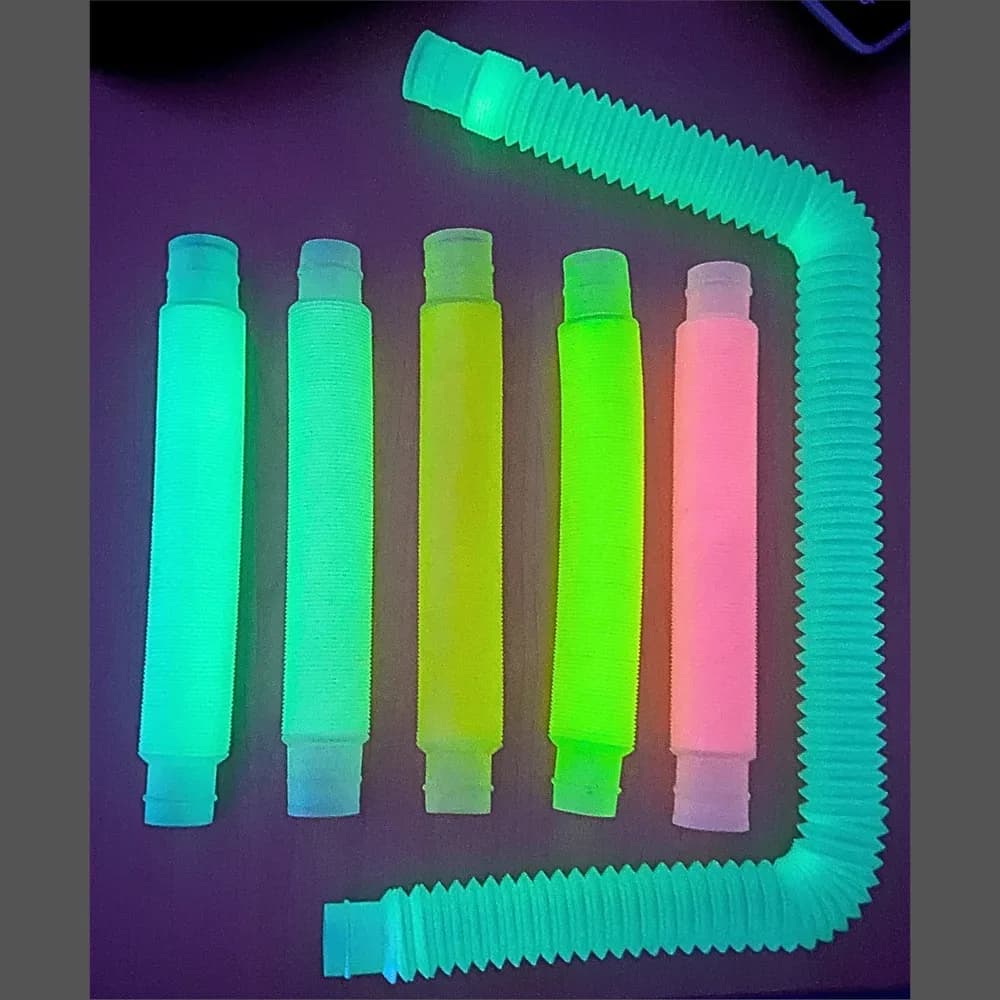 Tuburi Fidget Elastice Fosforescente — miniatură