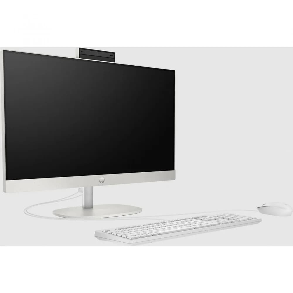 All-in-One Business HP ProOne 240 G10 cu procesor Intel Core i5 1334U pana la 4.6 GHz, 24 inch, FHD, 16 GB, Intel Iris Xe Graphics, Windows 11 Pro, White — miniatură