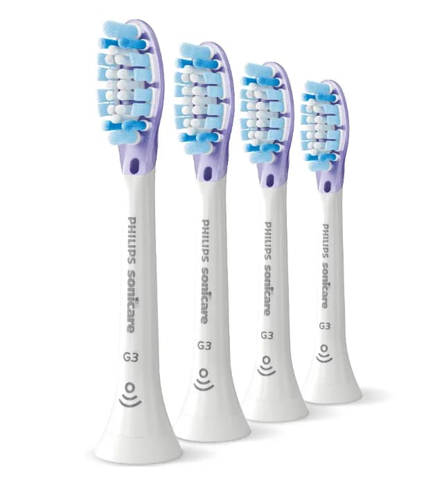 Rezerve PHILIPS Sonicare Gum Care HX9054/87, Pachet de 4 capete de periere, Standard, Click-on, Sincronizarea modurilor BrushSync, Alb, L x A x I (mm) 60x25.7x230.5 — miniatură
