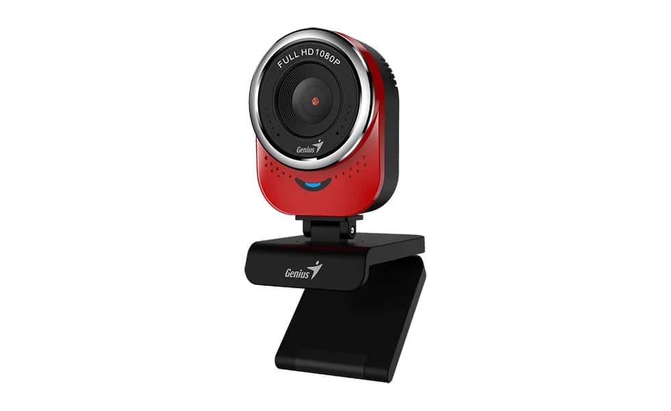 CAMERA WEB GENIUS senzor 1080p Full-HD cu rezolutie video 1920x1080, QCam 6000, microfon, red "32200002408" — miniatură