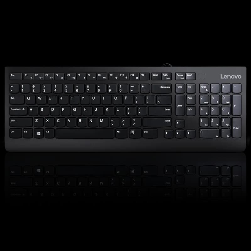 Tastatura LENOVO 300, USB, Negru