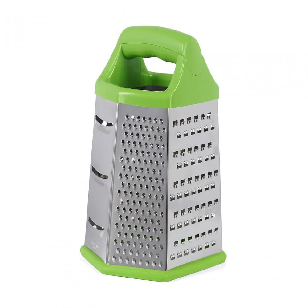 RAZATOARE 6 LATURI,14X12X23 CM, VERDE,VANORA HOME — miniatură
