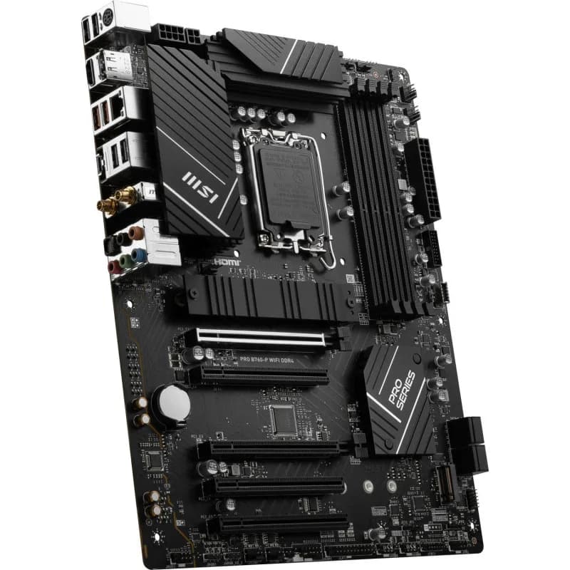 MSI PRO B760-P WIFI DDR4 LGA1700 mATX MB 2xPCIe x16 4xSATA "PRO B760-P WIFI DDR4" — miniatură