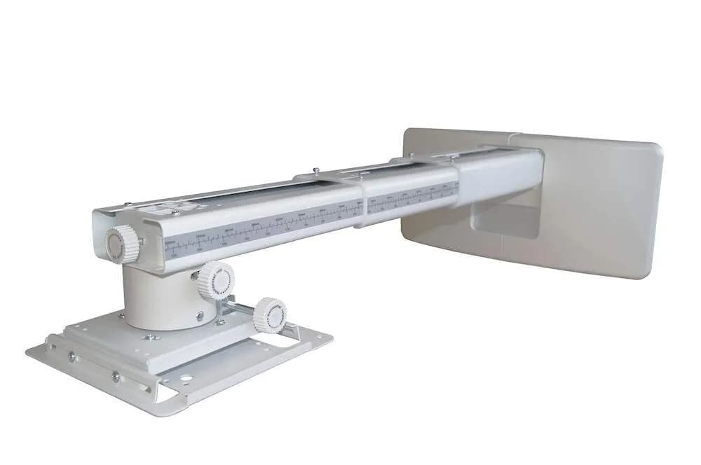 Suport videoproiector de perete Optoma OWM3000, distanta perete-proiector 407 - 822mm, alb