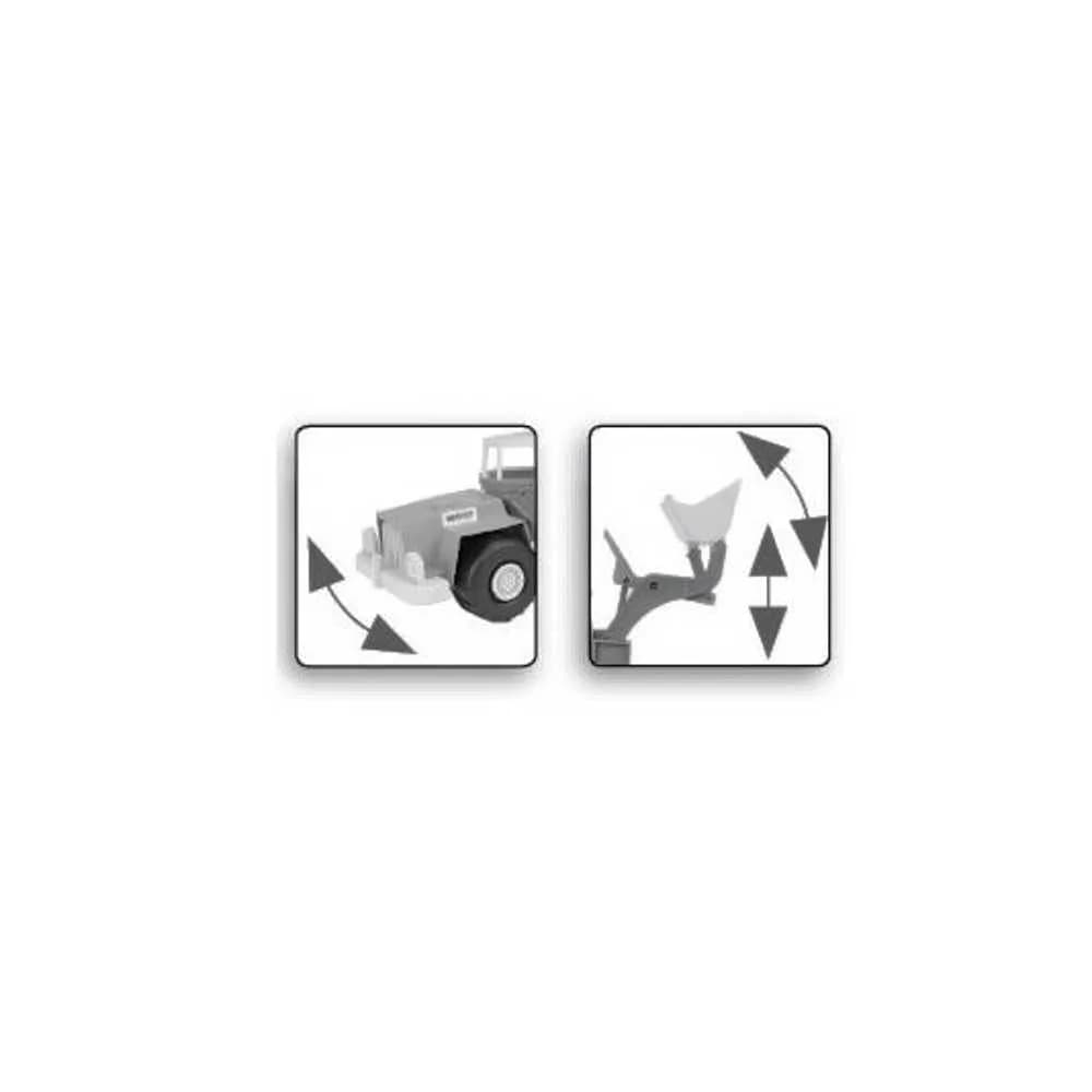 Excavator, 36x15x16 cm - Tigres — miniatură