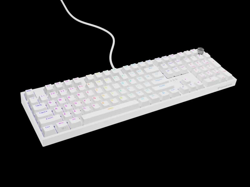 Tastatura Mecanica Gaming Genesis Thor 404, RGB, USB, Alb