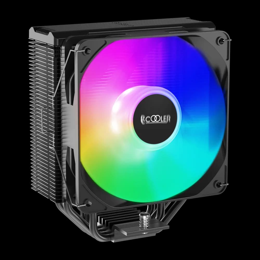 COOLER PCCOOLER, skt. universal, racire cu aer, vent. 120mm, 400 - 1800 RPM, LED RGB, "PALADIN EX400S" — miniatură