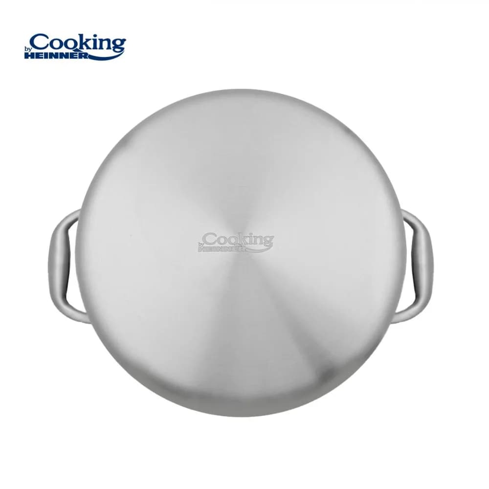 SEMIOALA INOX+CAPAC STICLA 24x12CM, 5L, ATOMIC3, COOKING BY HEINNER — miniatură