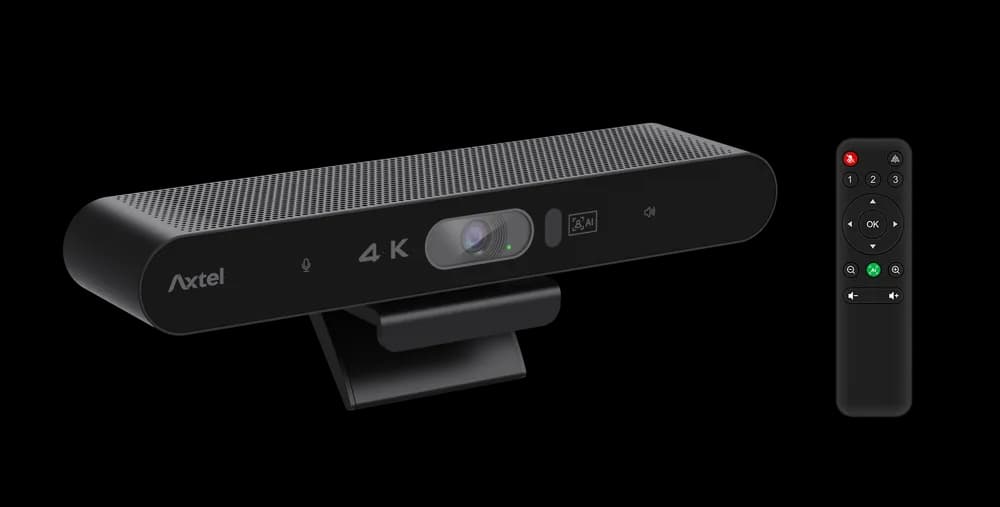 Camera Web Axtel AX-4K Video-Bar-Mini, rezolutie video 4K, USB-A, Negru — miniatură