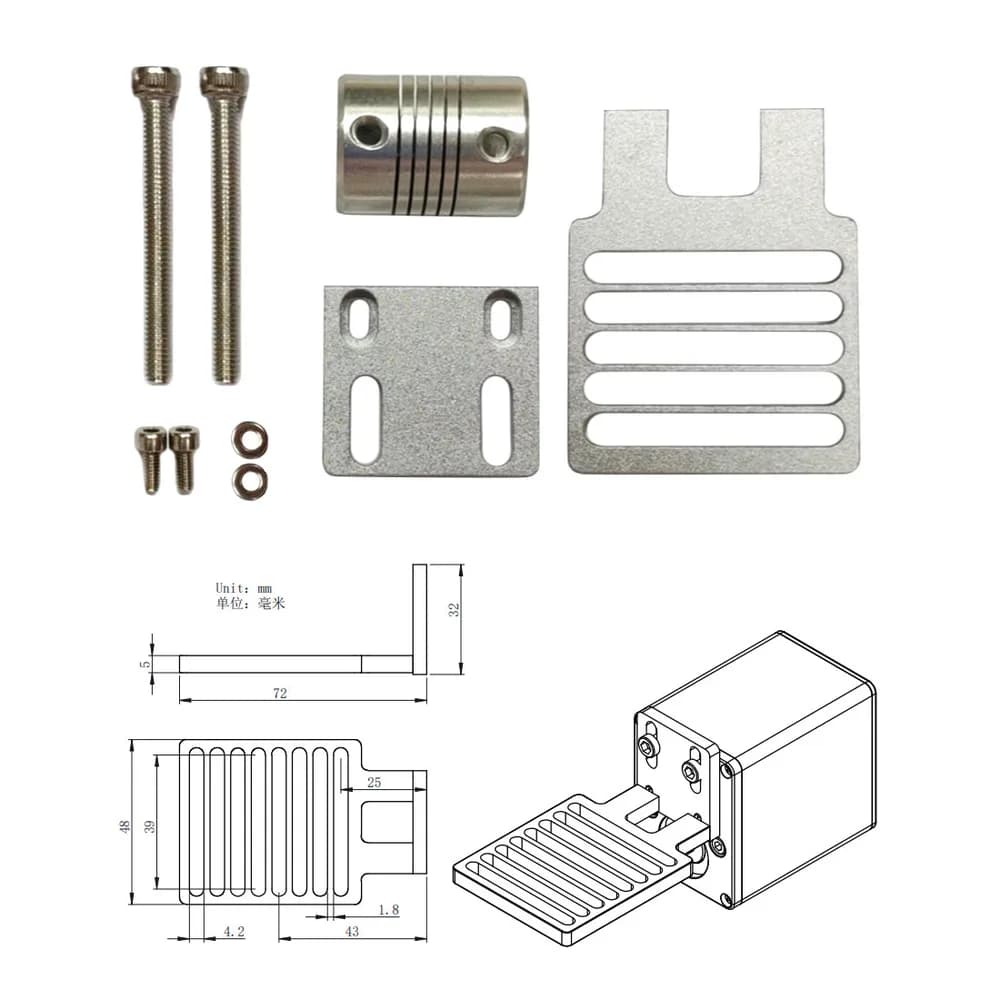 Set de plăci de montare ZWO EAF, de ex. Takahashi