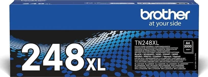 Toner Original Brother Black, TN248XLBK, pentru HL-L3220|L3240|HL-L8230|L8240|DCP-L3520|DCP-L3560|MFC-L3740|MFC-L8340|MFC-L8390, 3K"TN248XLBK"