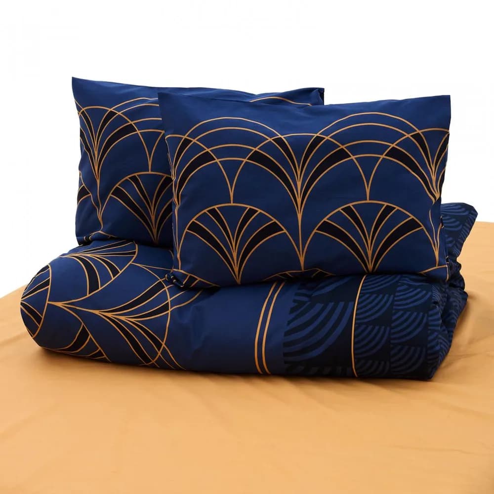 Lenjerie kingsize, bumbac,132 TC, Wave — miniatură
