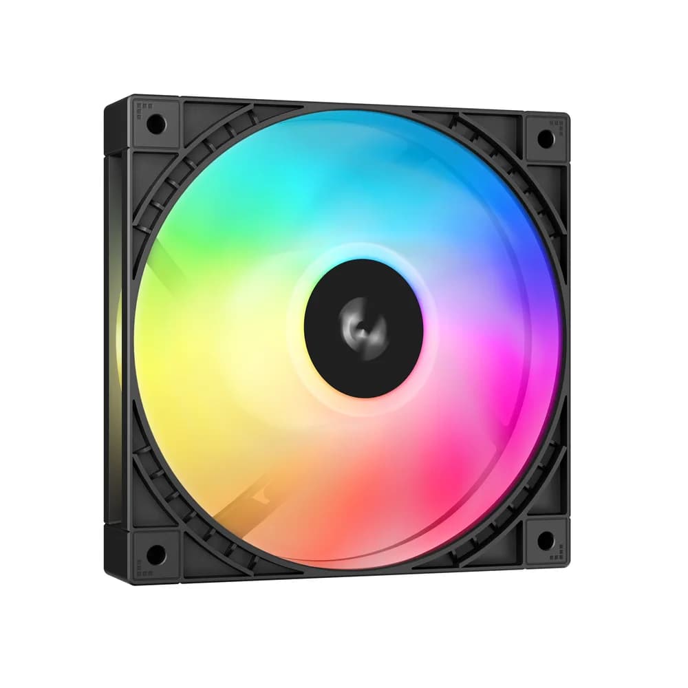 COOLER DeepCool "AG600 ARGB" skt. Intel si AMD, racire cu aer, vent. 120mm, 500 - 2200 RPM, 6 heatpipes, inaltime 150mm, iluminare ARGB,"R-AG600-BKAMMG2-G" — miniatură