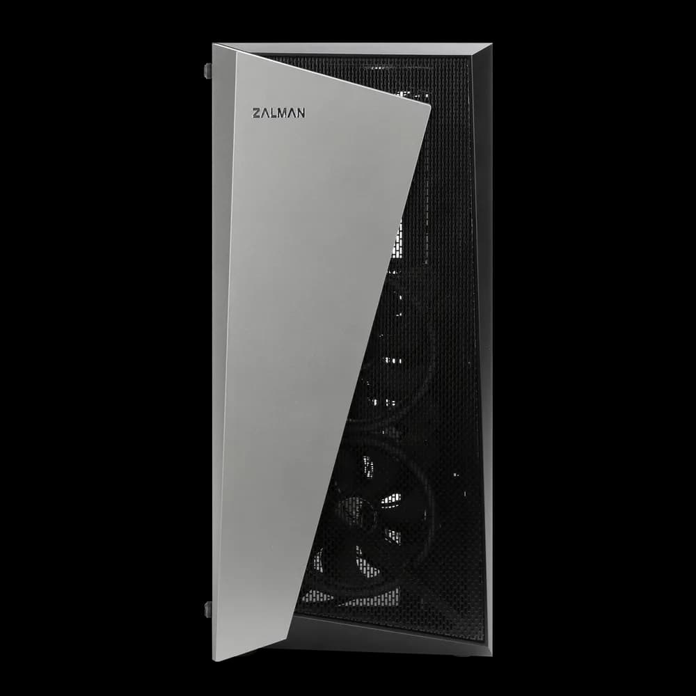 CARCASA Zalman "S4 Plus", middle tower, gaming, fara sursa, suporta 8xfan, 3xfan inclus, USB 3.1 gen1 x 1, USB 2.0 x 2, audio+mic, negru, "S4 Plus" — miniatură