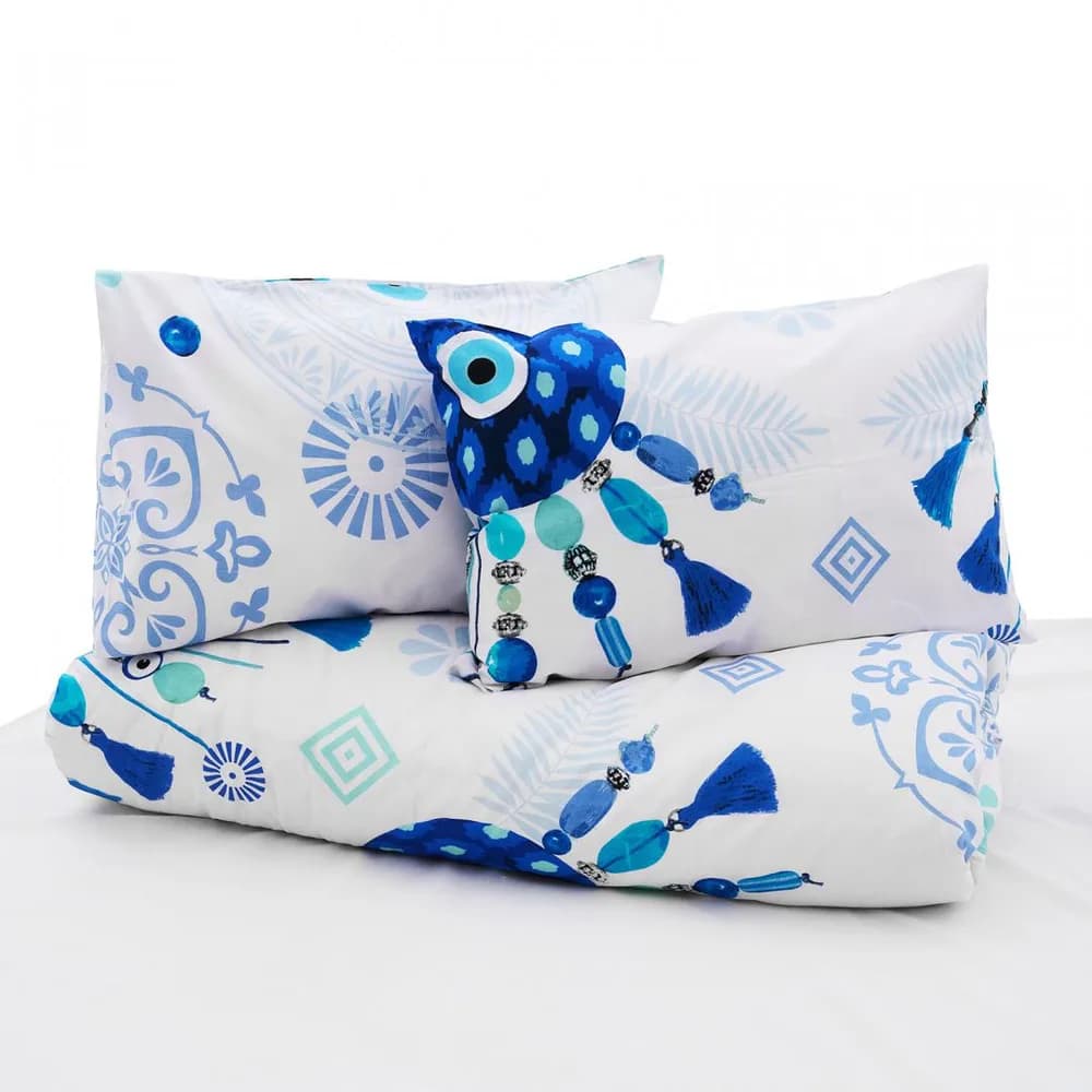Lenjerie kingsize, bumbac,132 TC, Paros — miniatură