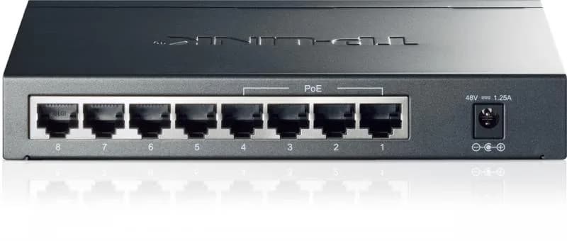 Switch TP-Link TL-SG1008P, 8 port, 10/100/1000 Mbps — miniatură
