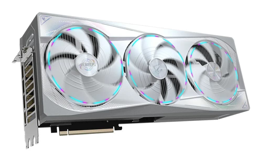 GIGABYTE AORUS GeForce RTX 5080 MASTER ICE 16GB "GV-N5080AORUSM ICE-16GD" — miniatură