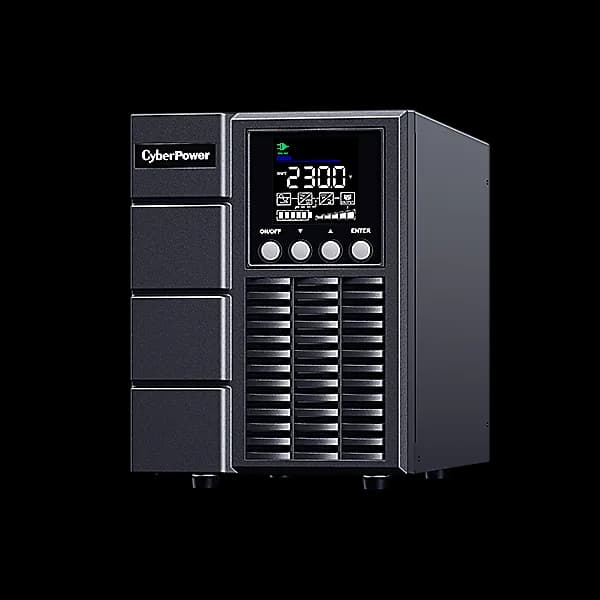 UPS CYBER POWER Online dubla conversie cu Sinusoida Pura, tower, 1000VA 900W 1xIEC C13 2xSchuko, "OLS1000EA" — miniatură