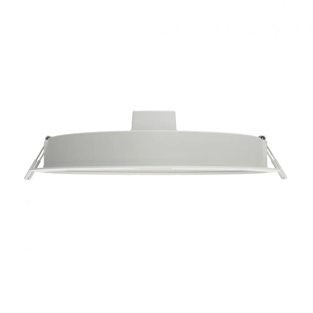 Spot LED incastrat Ledvance DOWNLIGHT ALU, 24W, 2760 lm, lumina neutra (4000K),IP44/IK03, 215x43mm, aluminiu, Alb — miniatură