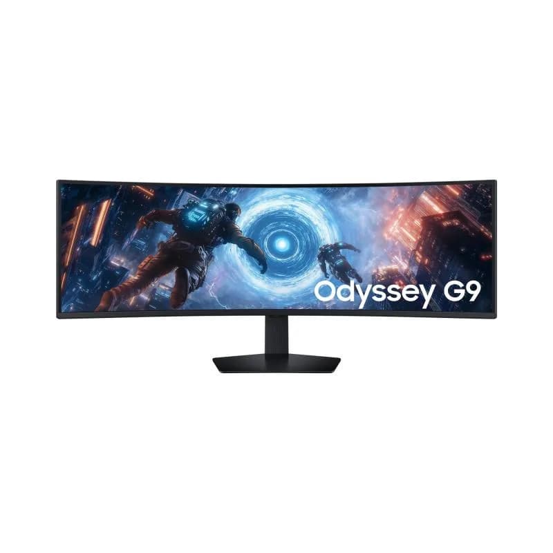 Monitor Samsung 49" LS49FG910EUXEN, Curvature: 1000R, Diagonal (inch): 49, Diagonal (cm): 124, Aspect ratio: 32:9, Panel: VA, Resolution: 5120x1440, Refresh Rate: 144Hz, Response time GtG: 1ms, Brightness (max): 350 cd/m², Contrast (static) : 2500:1, Viewing angle: 178/178, Color Gamut Type: DCI-P3