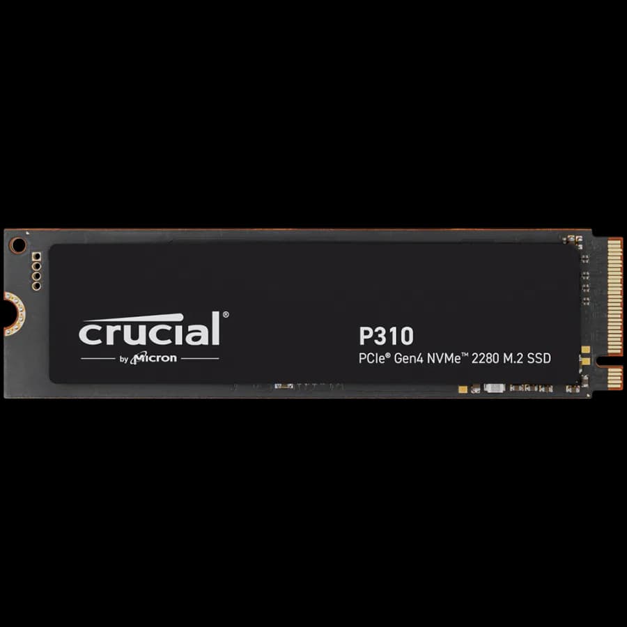Crucial P310 2TB PCIe Gen4 2280 NVMe M.2 SSD with heatsink "CT2000P310SSD5"