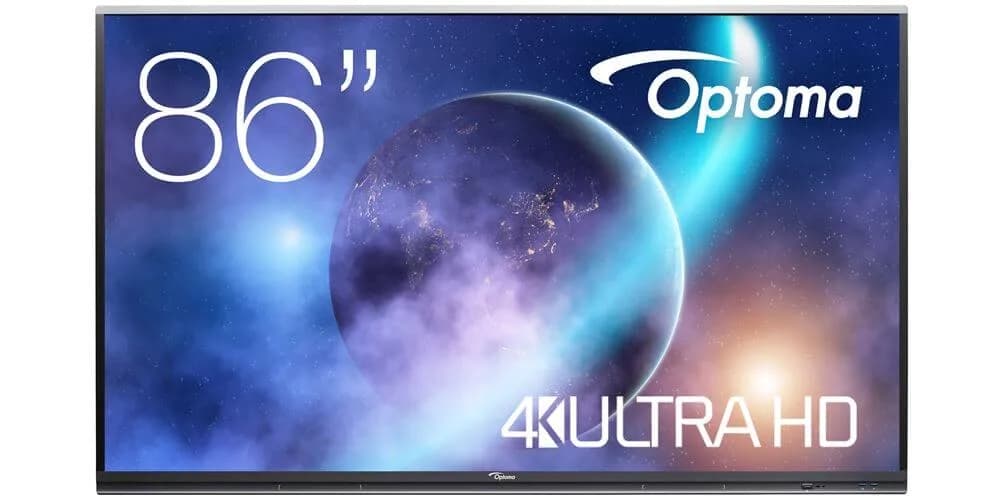 Display - Tabla interactiva LED 86" 4K UHD cu touch OPTOMA 5862RK