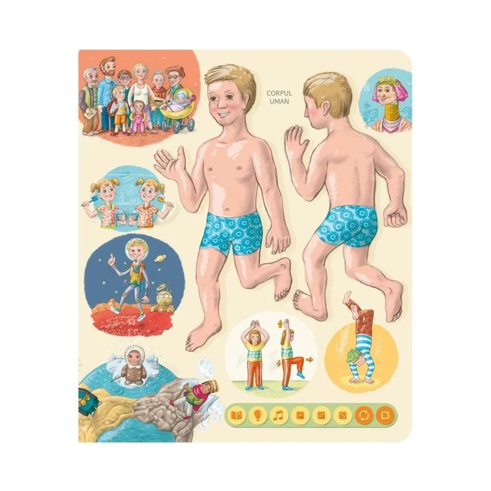 Raspundel Istetel, Carte - Corpul Uman, ALBI - BLACKFIRE — miniatură