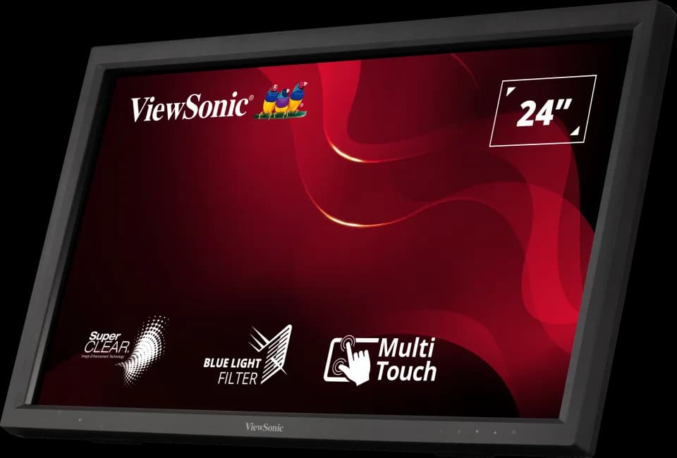 Monitor Consumer ViewSonic TD2423, 24", 1920 x 1080 pixeli, Touchscreen, Black — miniatură