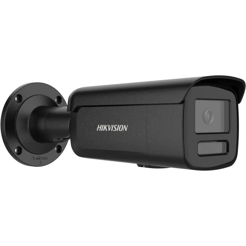 Camera de supraveghere IP Bullet 4MP Hikvision DS-2CD2T47G3- LIY(2.8MM)/BK, lentila fixa 2.8mm, iluminare min: Color: 0.0005 Lux @ (F1.0, AGC ON),0 Lux cu lumina alba: 60m, IR: 60m, slot card de memorie: microSD/microSDHC/microSDXC maxim 512GB, alarma la evenimente: Motion detection (support alarm