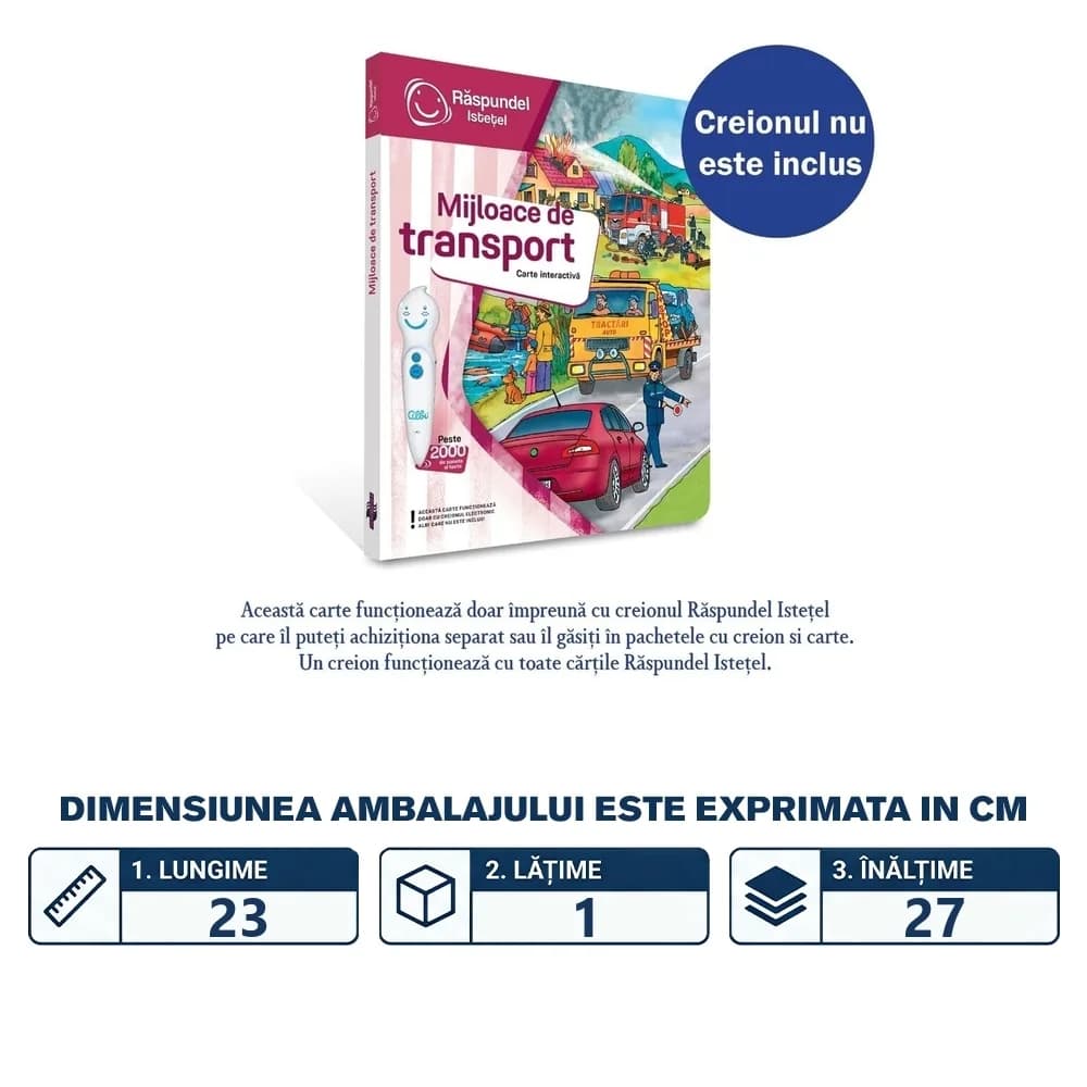 Raspundel Istetel, Carte - Mijloace de transport, ALBI - BLACKFIRE — miniatură
