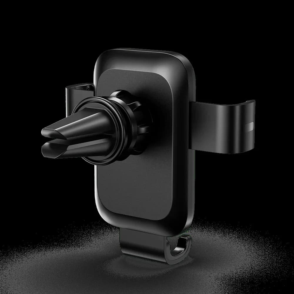 Suport AUTO Vention pt SmartPhone, fixare grila ventilatie, device compatibil 4.7-7.2inch, negru, "KCTB0" - 6922794765344 — miniatură