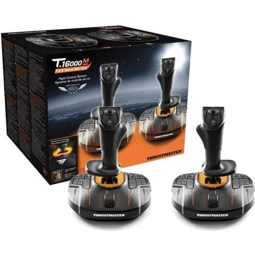 GAMEPAD si VOLAN Thrustmaster 2960815 Joystick T16000M Space SIM duo stick Hotas, PC "2960815"