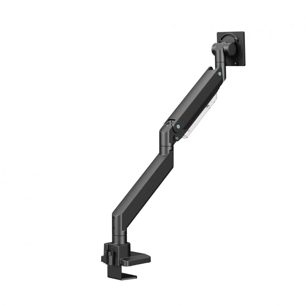 Suport monitor Serioux MM80-C012, compatibilitate dimensiune ecran 17"-57", arc cu gaz, greutate maximă suportata: (per ecran): 2~27 kg, greutate maximă suportata pentru ecran curbat (per ecran): 1 ~ 22 kg, VESA: 75x75, 100x100, 100x200, 200x100, 200x200, inclinare: +60°~-20°, pivotare: +90°~-90° — miniatură