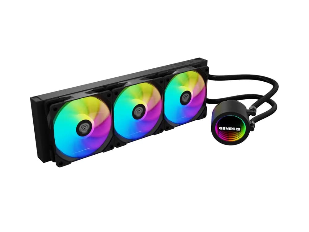 Cooler Procesor GENESIS HYDRIA 360 ARGB, Lichid, 3 ventilatoare, aRGB — miniatură