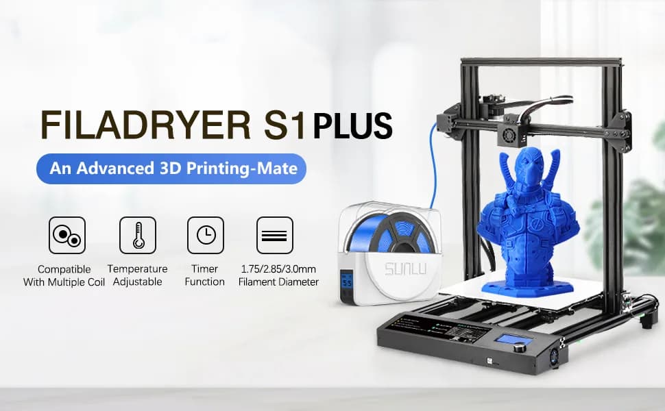 Uscător de filament SUNLU FilaDryer S1 Plus — miniatură