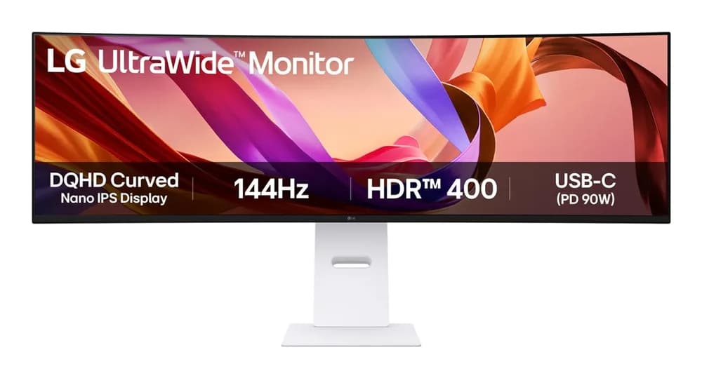 Gaming UltraWide 49U950A-W Curbat 49 inch DQHD IPS 5 ms 144 Hz USB-C HDR FreeSync Premium & G-Sync Compatible "49U950A-W"