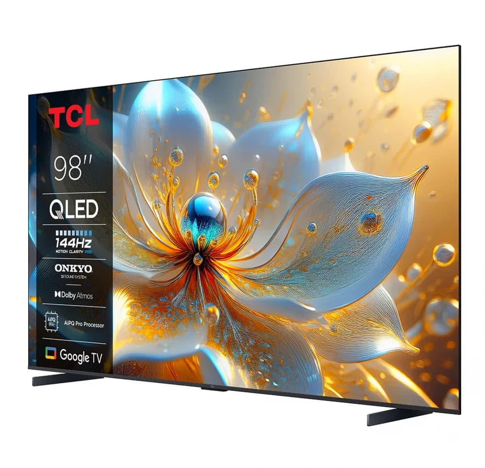 Televizor TCL QLED 98P89K, 248 cm, Smart Google TV, 4K Ultra HD, 144Hz, Onkyo — miniatură