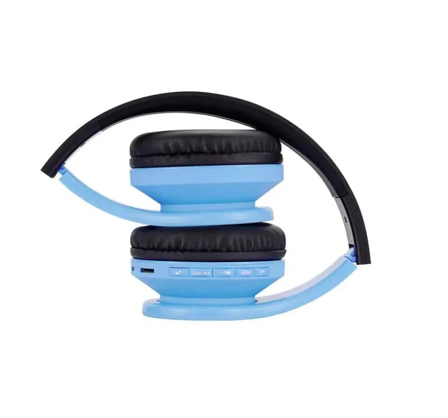 Casti Gaming Head-band PowerLocus P1Kids, Wireless/Wired, Albastru — miniatură