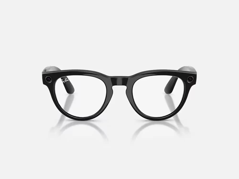Ray-Ban Meta Headliner Gen 2 High Bridge FIT Shiny Black Clear/Sapphire Transitions 50-23 — miniatură