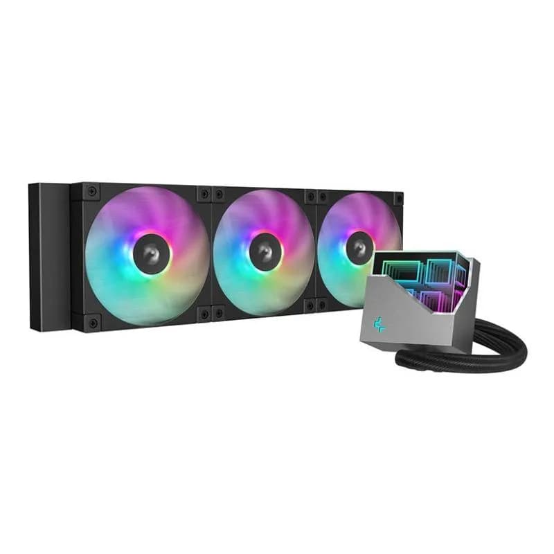 Cooler Procesor DEEPCOOL LT360 ARGB, Lichid, 12 cm, 3 ventilatoare, aRGB