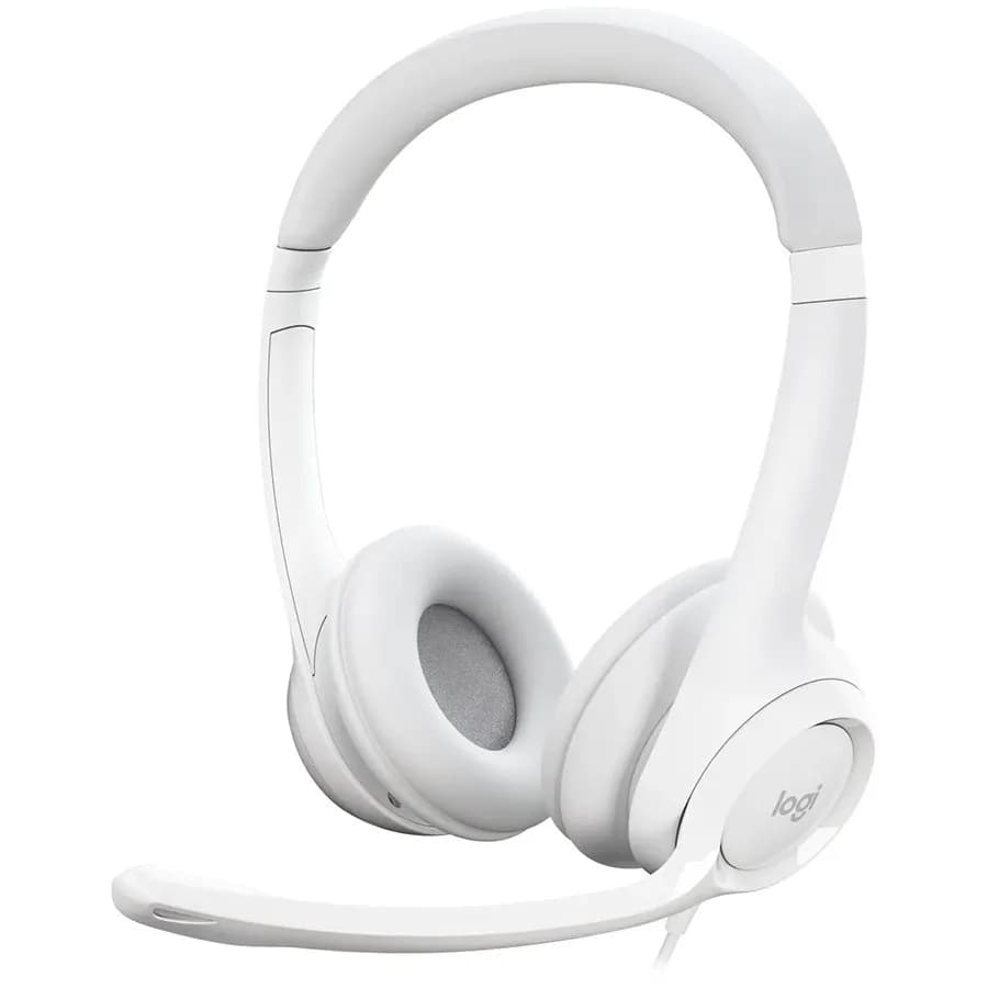 LOGITECH H390 Corded Headset - OFFWHITE - USB "981-001286"