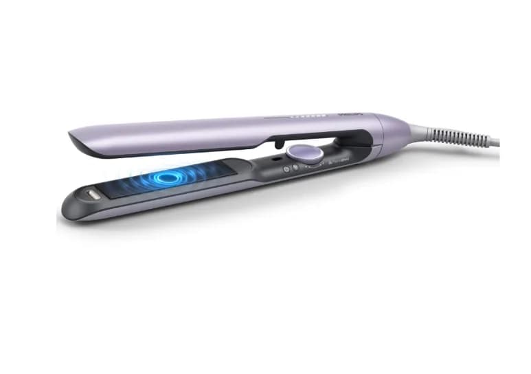 Placa de indreptat parul PHILIPS BHS742/00, 230 grade, Invelis ceramic, Violet, L x A x I (mm) 120x370x95 — miniatură