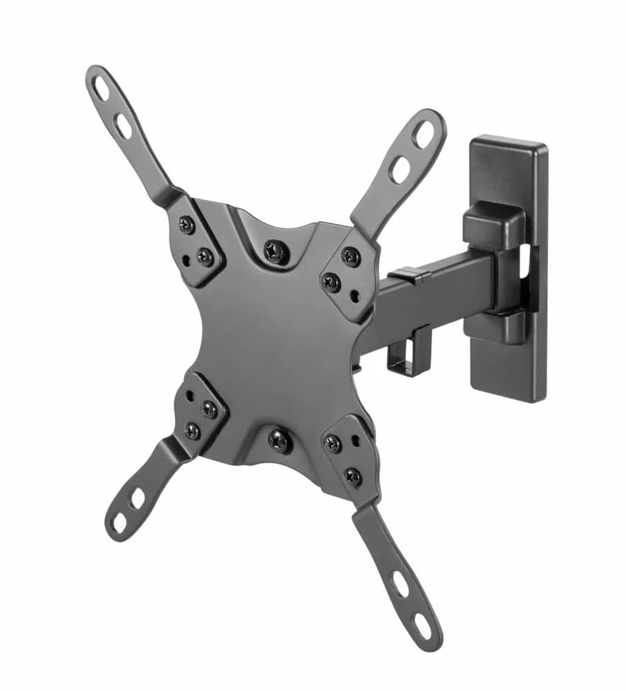 Suport de perete Akai cu inclinatie +5/-12°, diagonala display 13"-42", VESA min. 75x75, VESA max. 200x200, suporta pana la 20kg, distanta fata de perete max 190mm, negru — miniatură