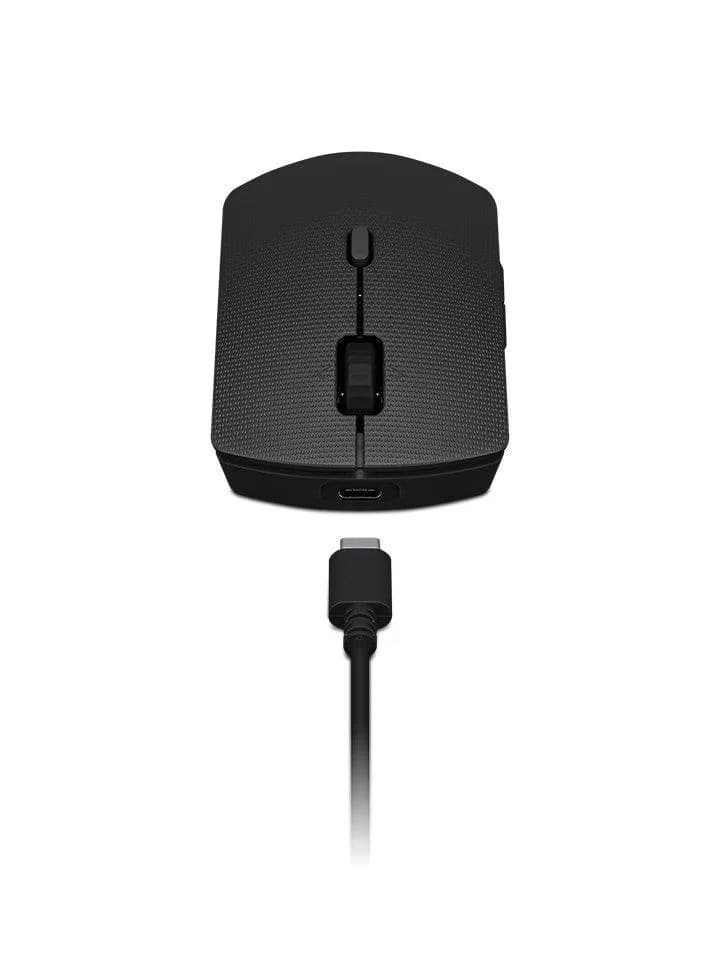 Kit Wireless tastatura si mouse LENOVO 4X31R64343, taste numerice, negru — miniatură
