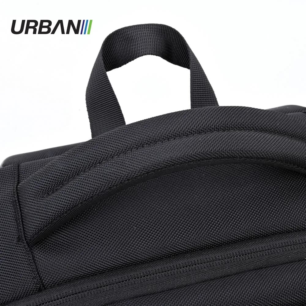 Ghiozdan compartiment laptop, URBAN BLACK, 44x31x13 cm - OFFISHOP — miniatură
