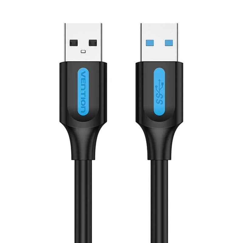 Cablu alimentare si date Vention, USB 3.0 A (T) la USB 3.0 A (T), 1M, PVC, negru, "CONBF" -6922794748811